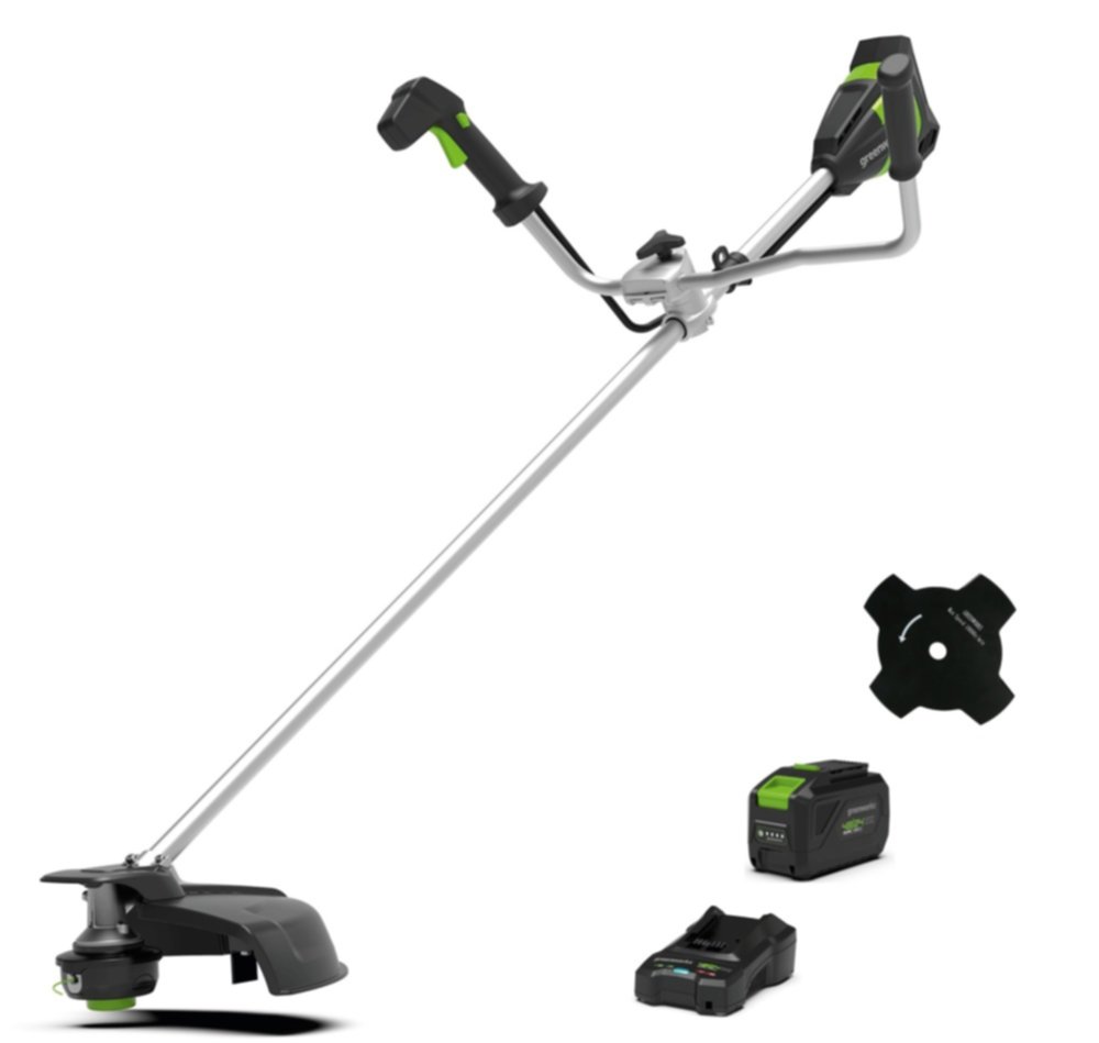 Débroussailleuse à batterie G48BCBK2 48V + Batt. 4Ah - GREENWORKS