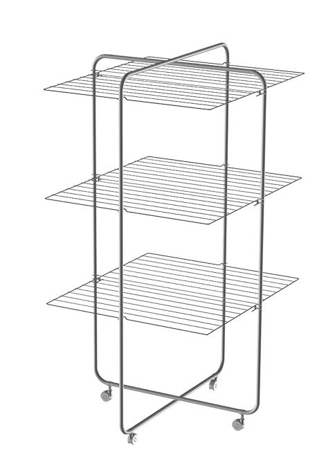 Séchoir à linge Tour 3 étages 30m blanc - 1ER