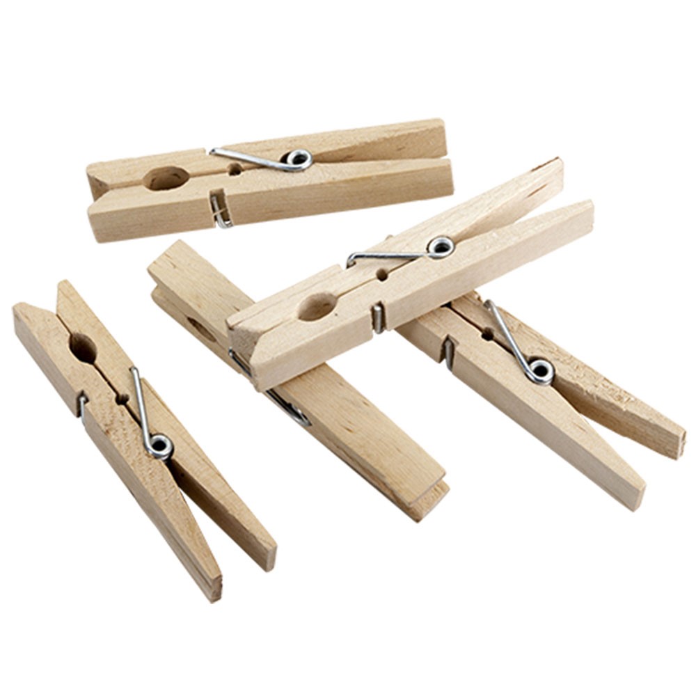 36 Pinces à Linge en Bois