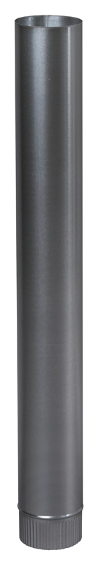 Tuyau évacuation de fumée gris mat aluminie 125 - TEN