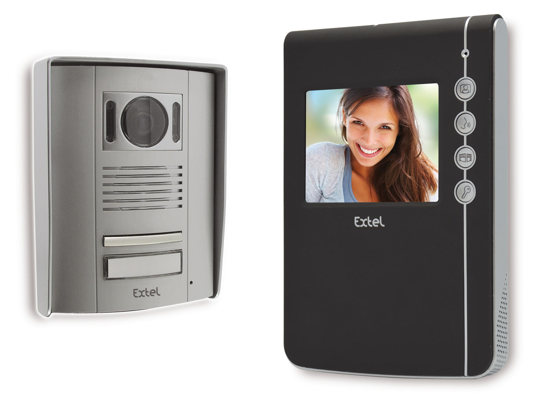 Portier vidéo 2 fils 11cm Lena 11.2 - EXTEL