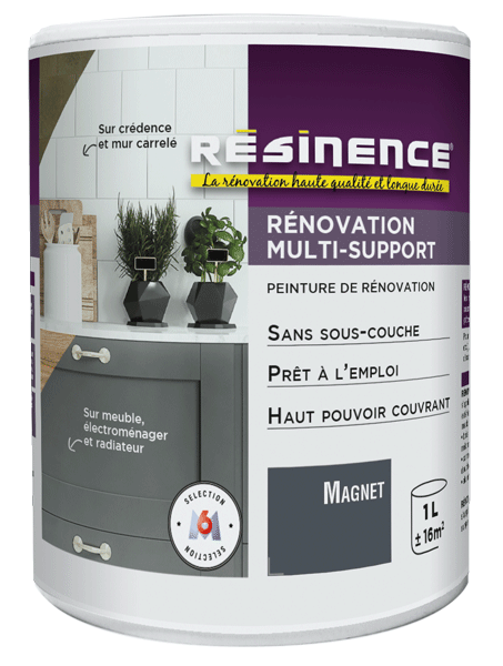 Peinture de Rénovation multisupport Magnet Satin 1L - RESINENCE
