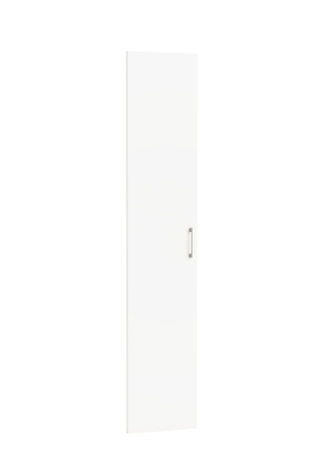 Aménagement placard Porte coulissante L40xH200cm blanc - INFINITY