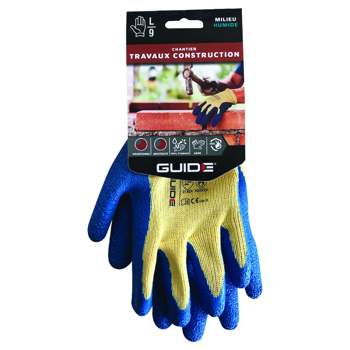 Gants chantier 155 taille 9