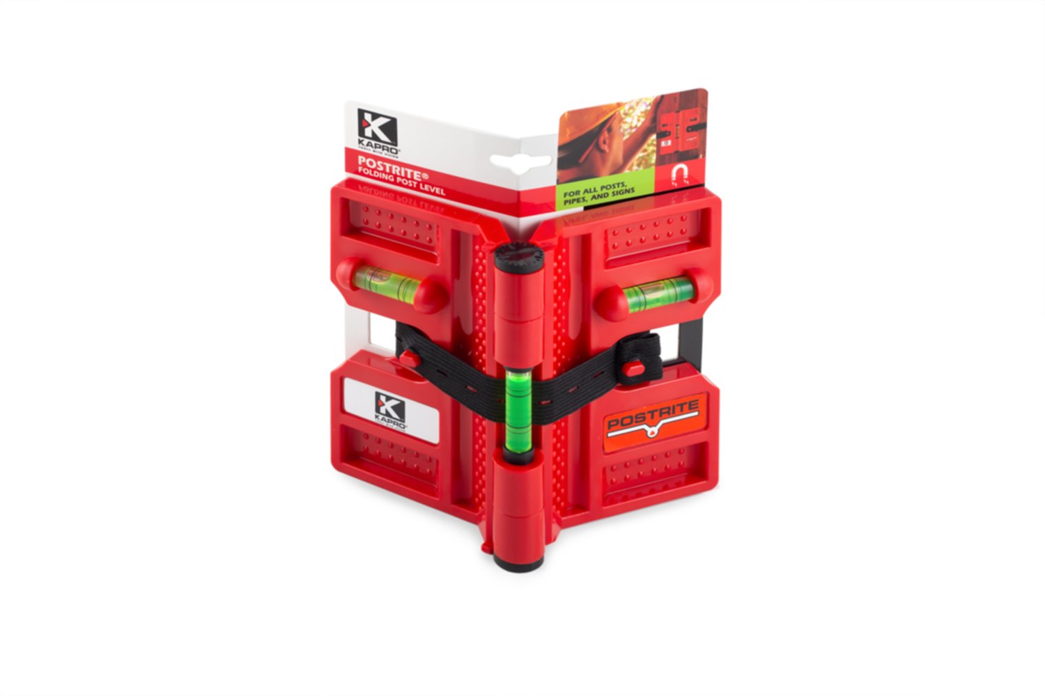 Niveau à bulle angulaire Postrite magnétique - KAPRO