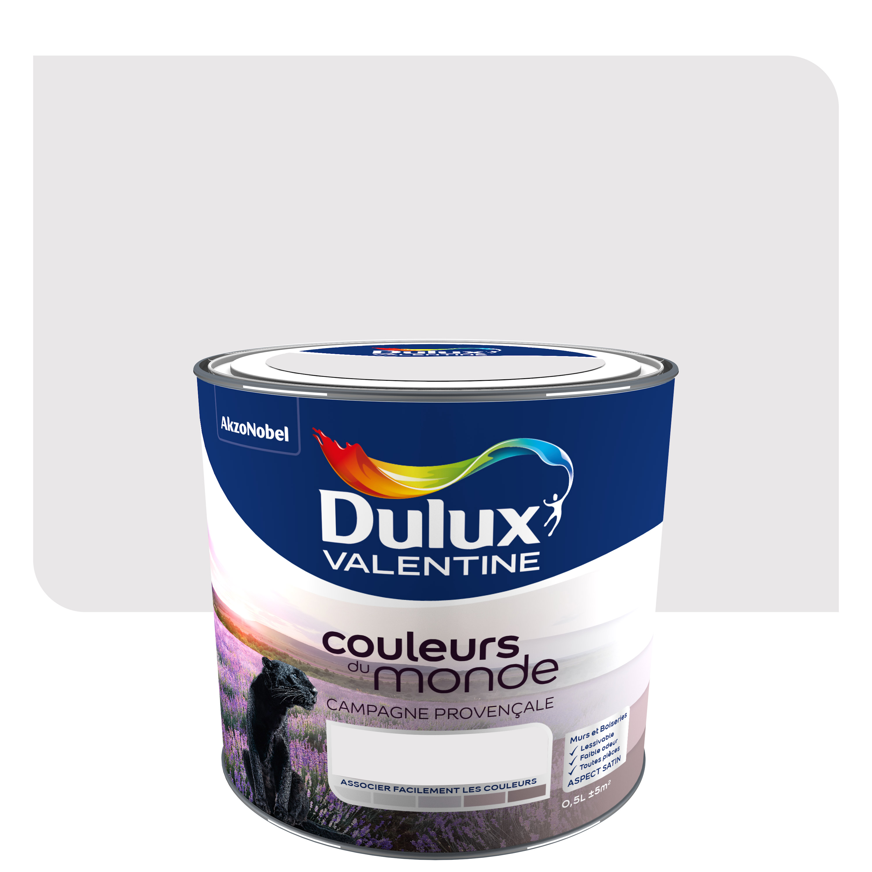 Peinture Couleurs du Monde Campagne Provençale Pâle 0,5L - DULUX VALENTINE
