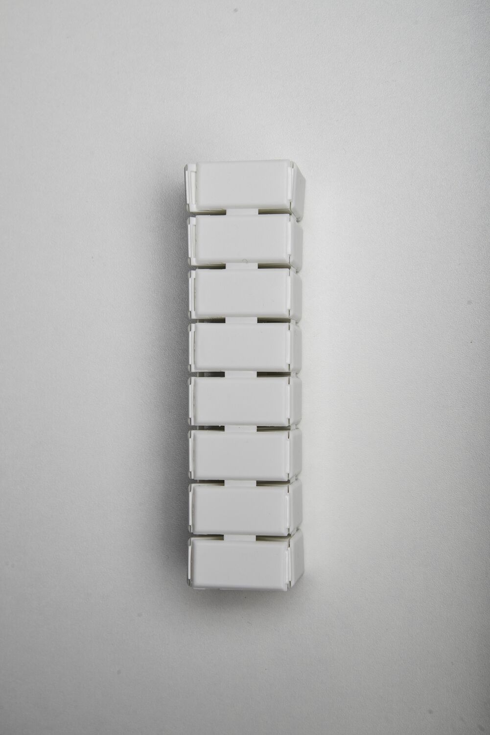 32 taquets d'assemblage Plastique blanc