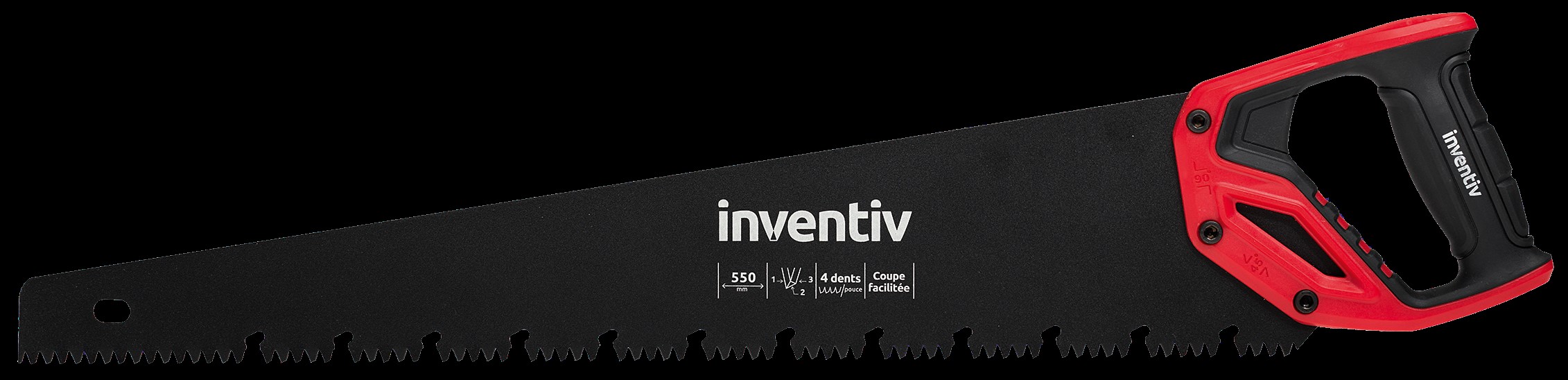 Scie égoïne gros travaux 550mm - INVENTIV