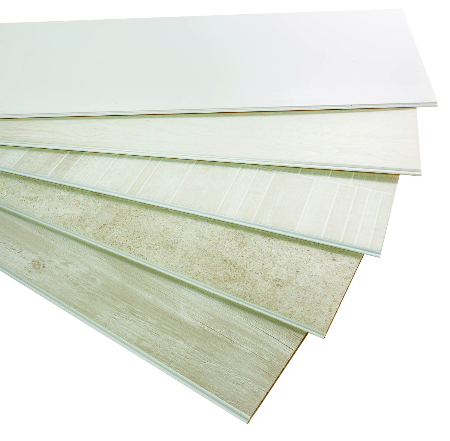 Revêtement mural intérieur PVC Blanc brillant 2,6x0,375m - INVENTIV