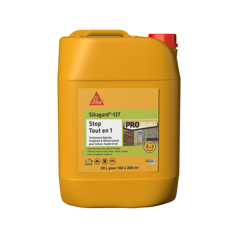 Traitement Toit Façade Sol Stop tout en 1 Sikagard 127 20L - SIKA