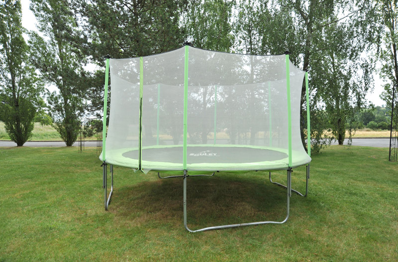 ensemble trampoline + protection diam 420cm - SOULET