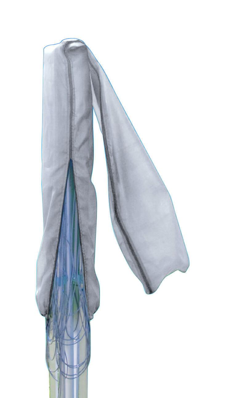 Séchoir à linge parapluie Jersey Plus étendage 50m - METALTEX