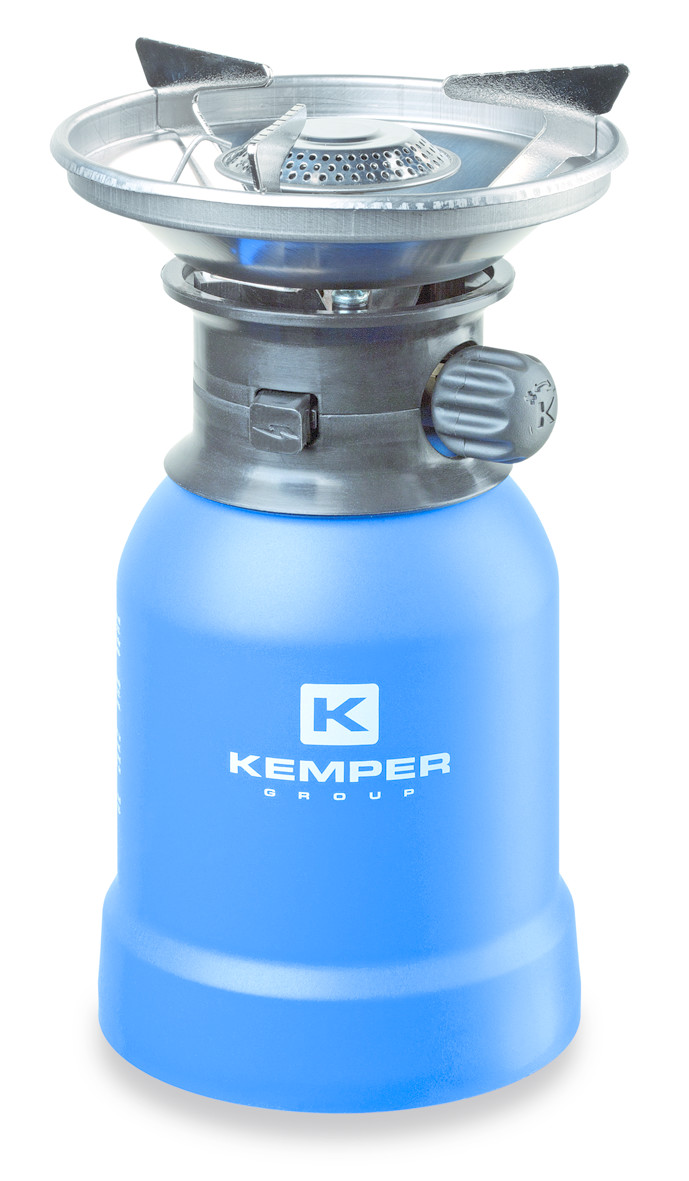 Réchaud avec antivent et piezo