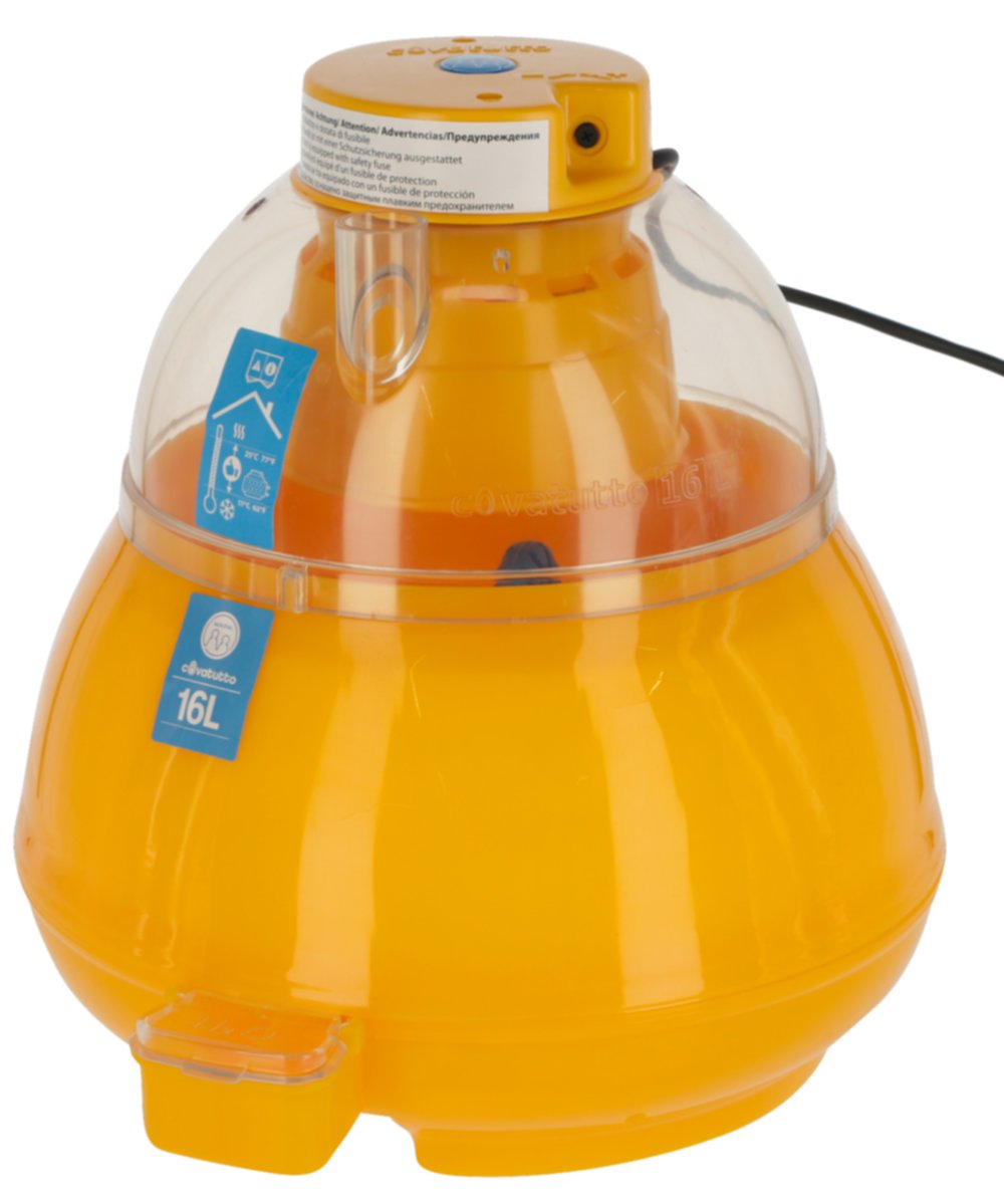 Couveuse Covatutto 16L jaune max.16 œufs de poule