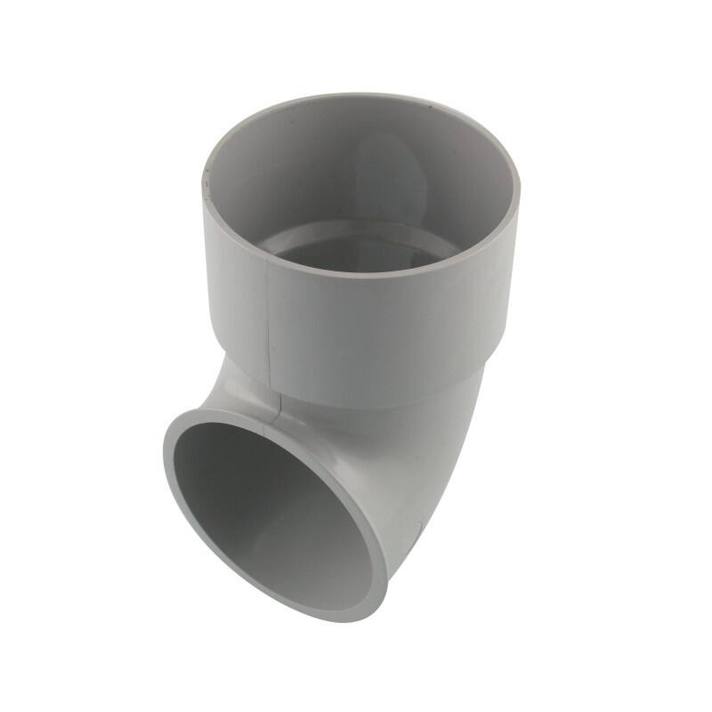 Pied de chute Ø80 gris - INTERPLAST