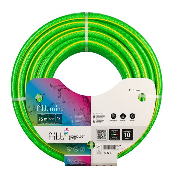 Tuyau d’arrosage fitt mint 15mm 25m