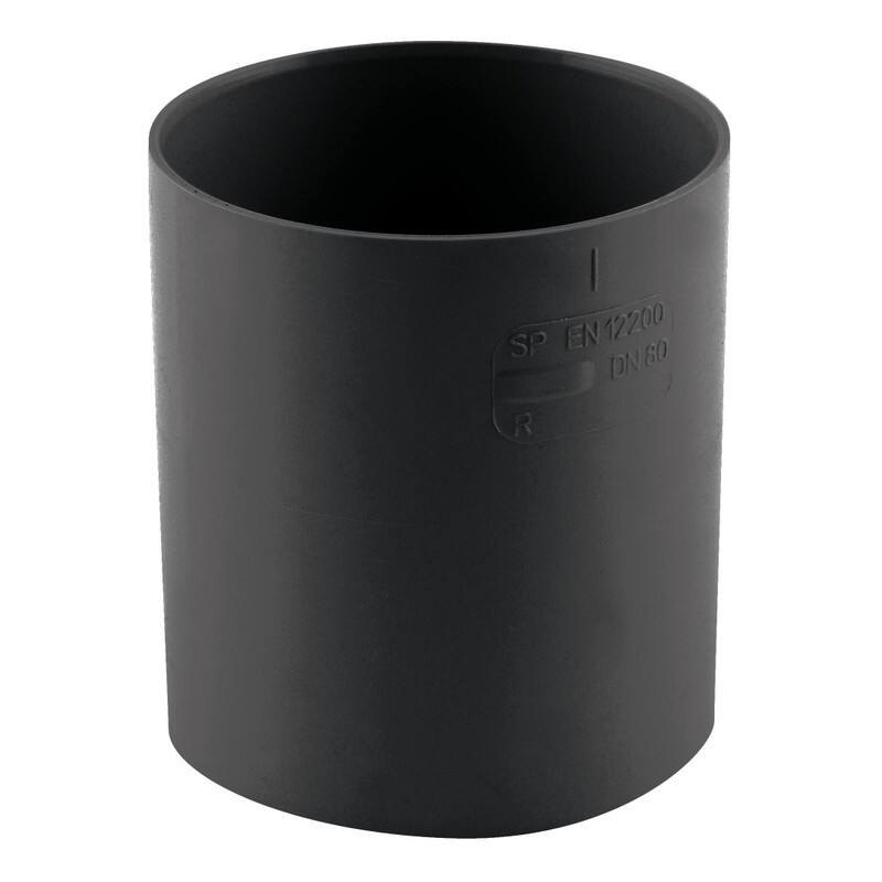 Manchon de descente Ø80mm femelle/femelle graphite