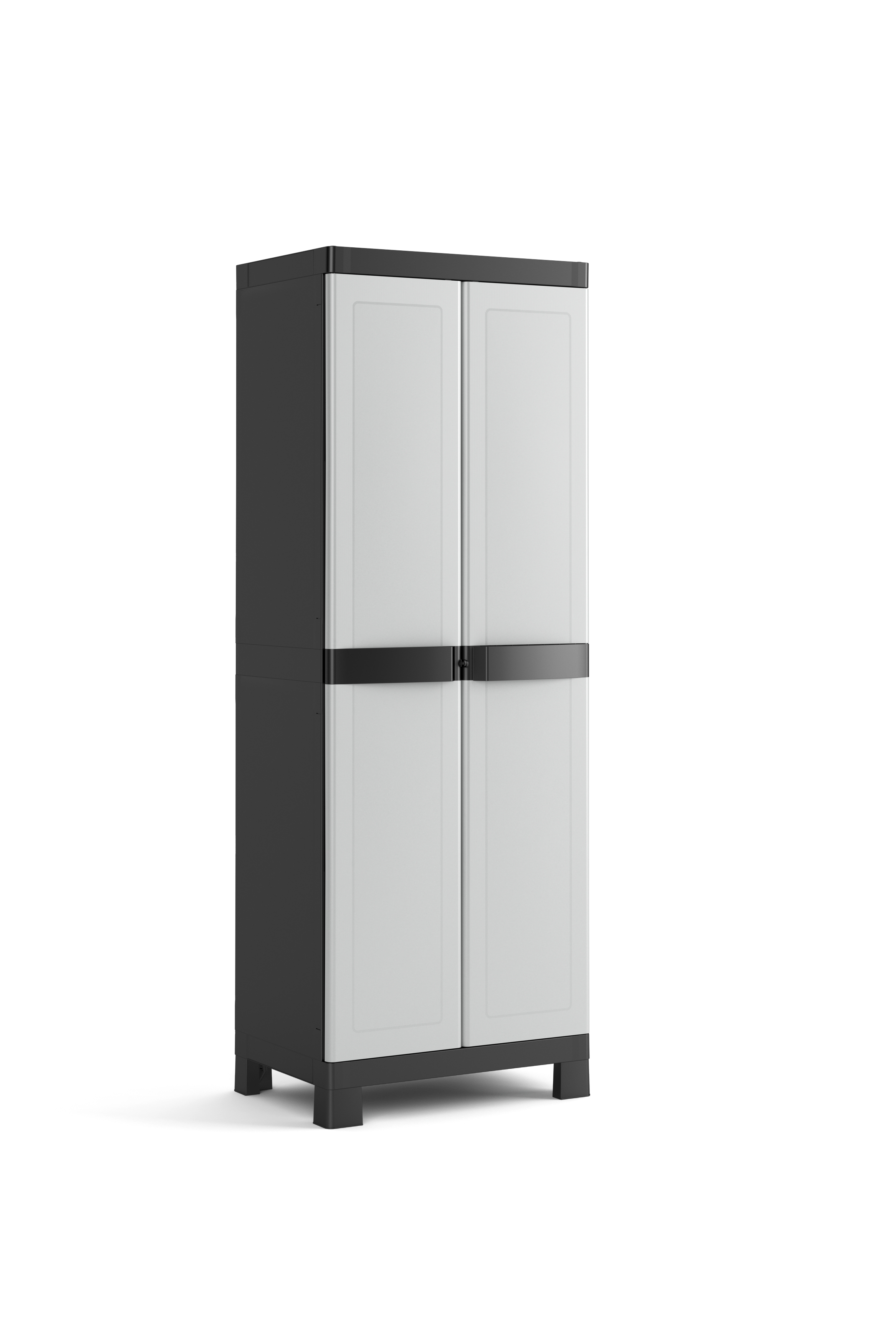 Armoire haute résine 182 x 65 x 45 cm gris/noir - KETER