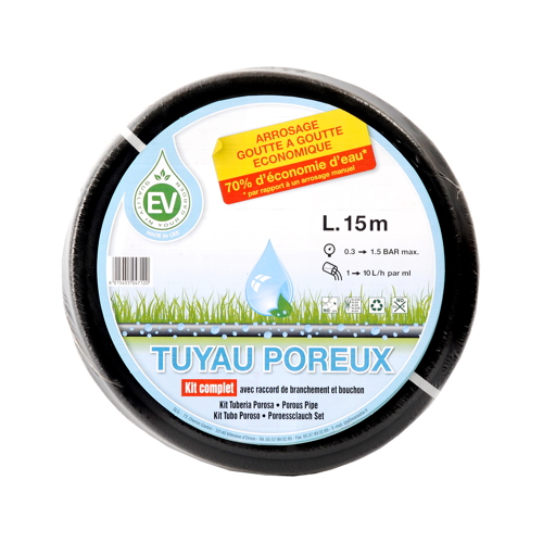 Kit tuyau micro poreux 15m
