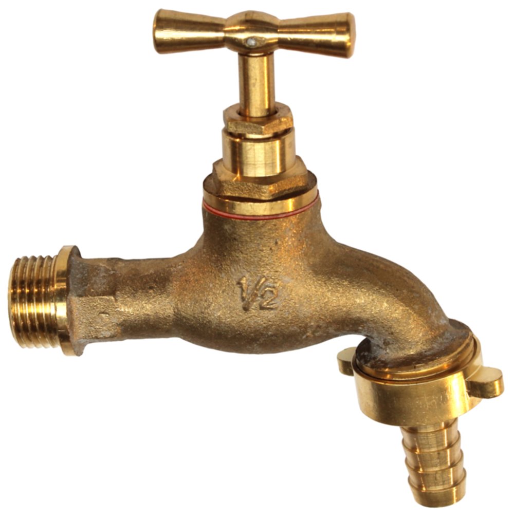 Robinet traditionnel laiton 1/2'' x 3/4''