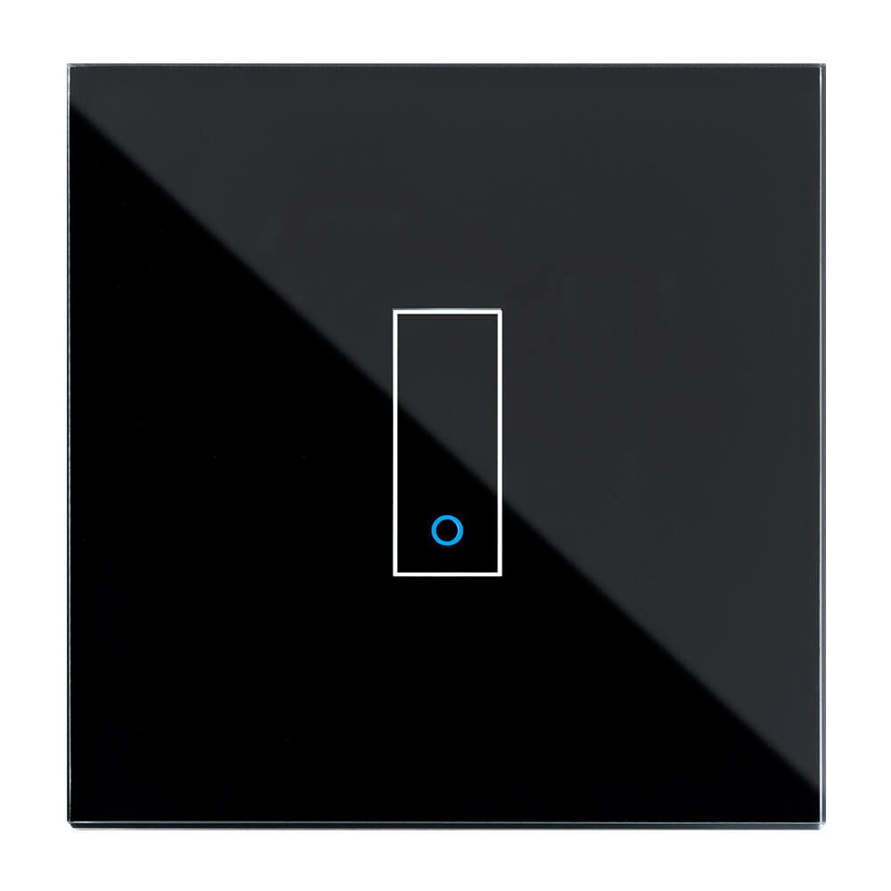 Interrupteur Connecté Wifi en Verre Noir - IOTTY