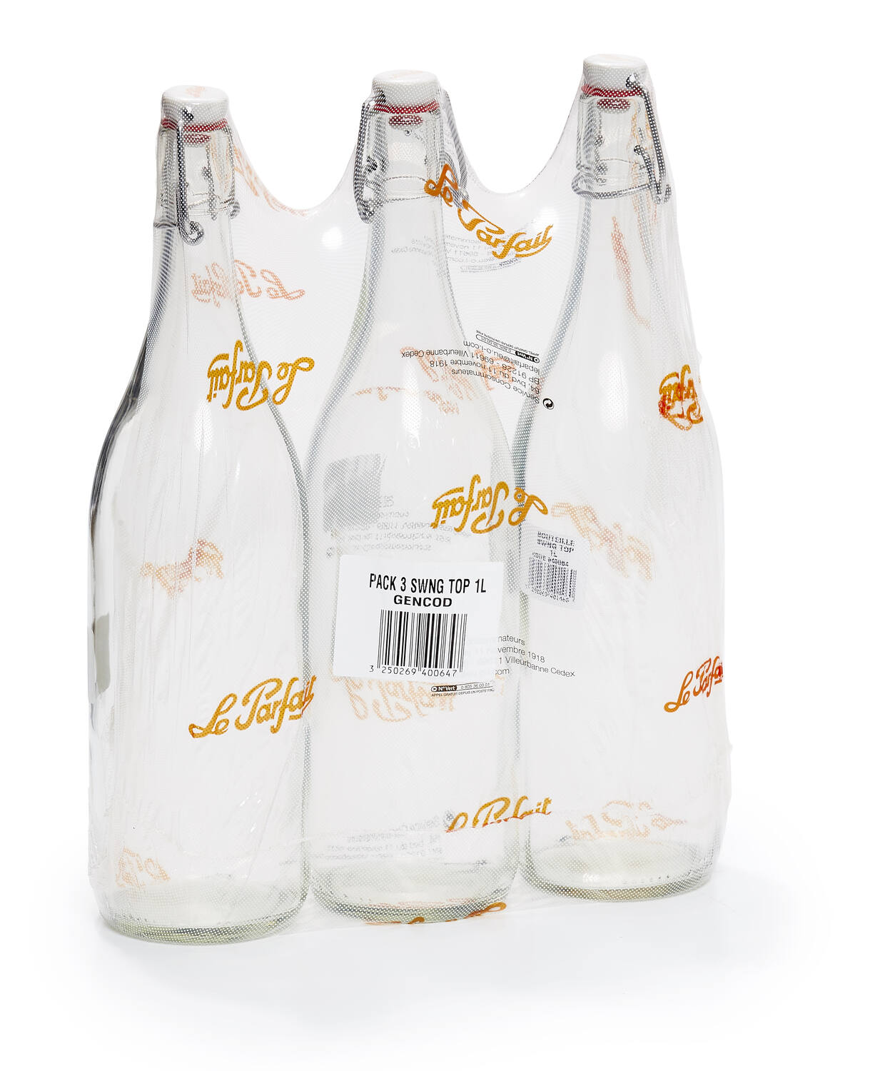 Bouteille Limonadier Swing Top 1L - LE PARFAIT
