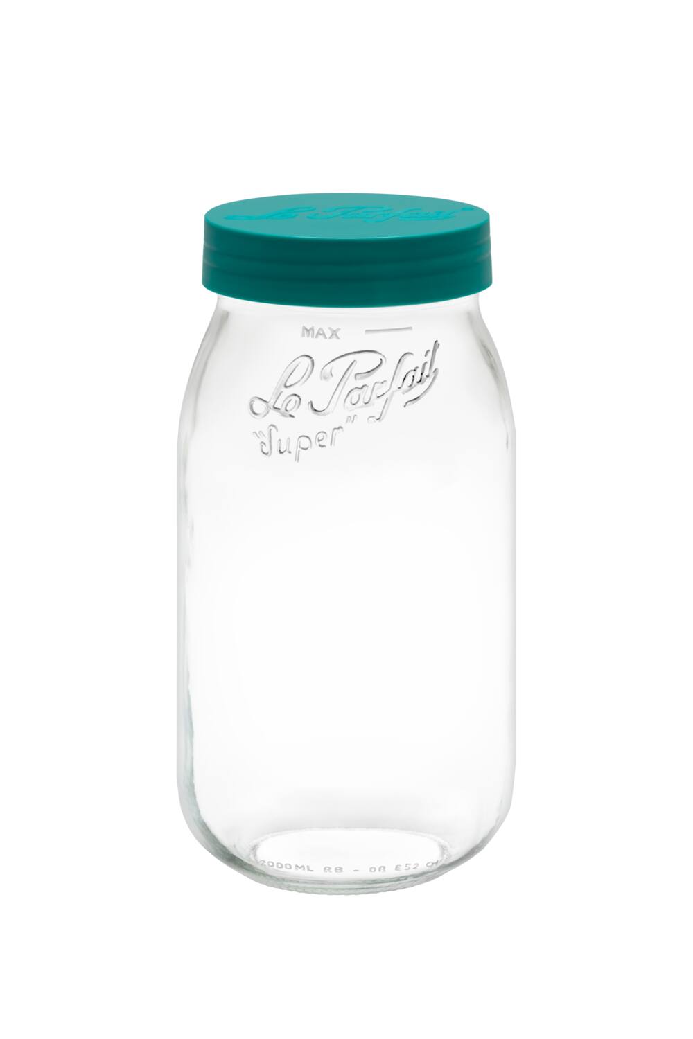 Bocal en verre Color Vis 2L Vert Sapin - LE PARFAIT