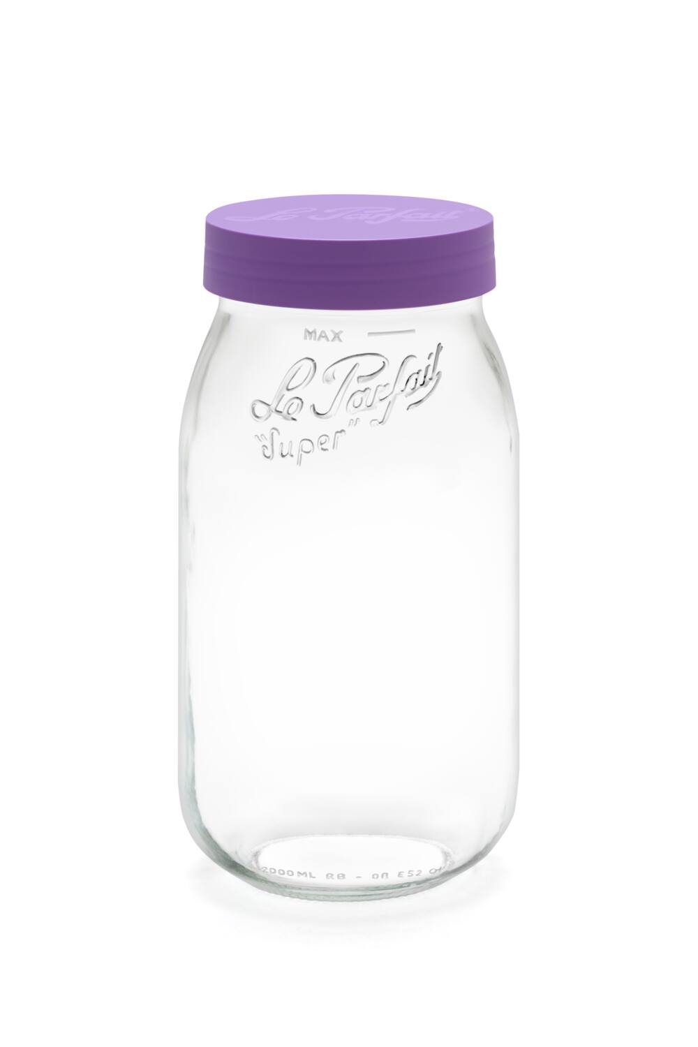 Bocal en verre Color Vis 2L Violet - LE PARFAIT