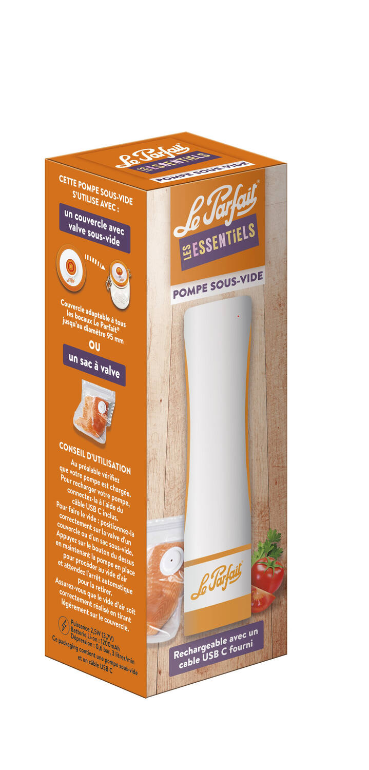 Pompe à Main Sous-Vide​ Rechargeable - LE PARFAIT
