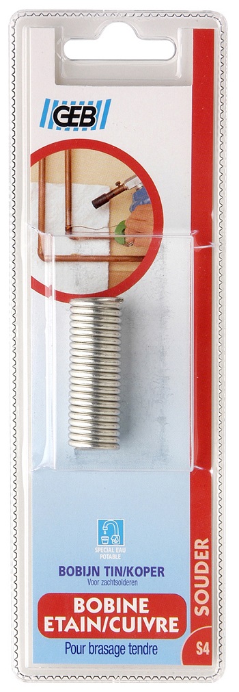 BOBINE ETAIN/CUIVRE FIL bobine 20 g / blister