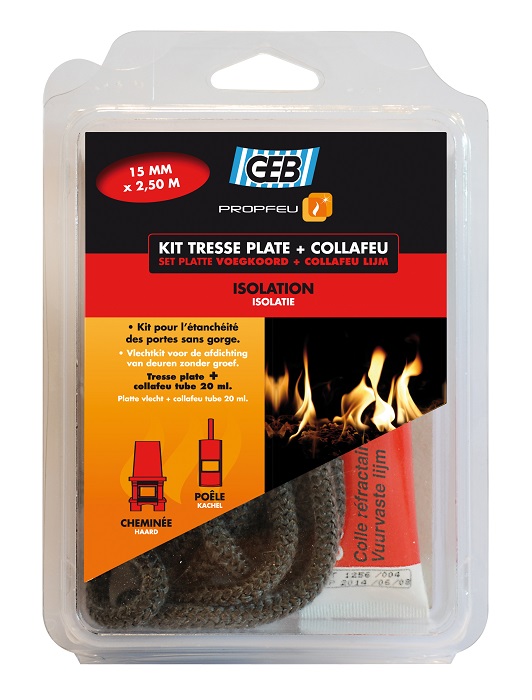 kit propfeu tresse plate large 15 + collafeu - GEB