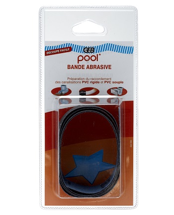 Bande Abrasive Métal, Tuyaux + Raccords PVC Grain 120 - GEB