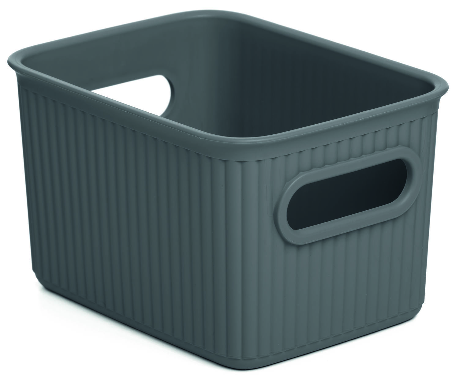 Panier Rangement Baobab multiusage 1,5L Gris Anthracite - TATAY