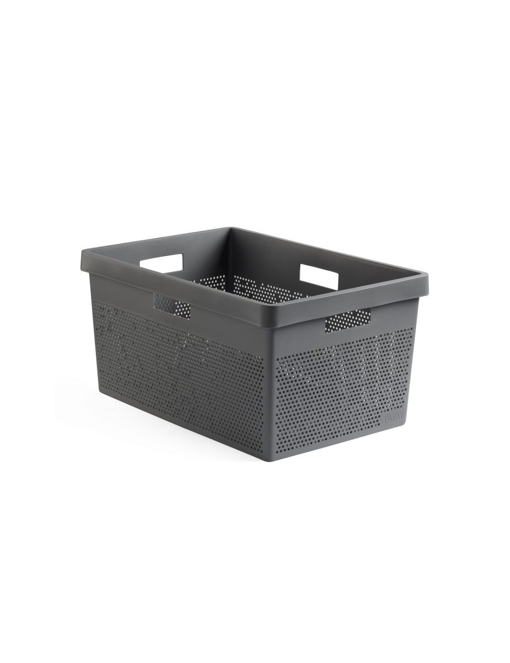 Panier à linge Bohol 40L anthracite - TATAY