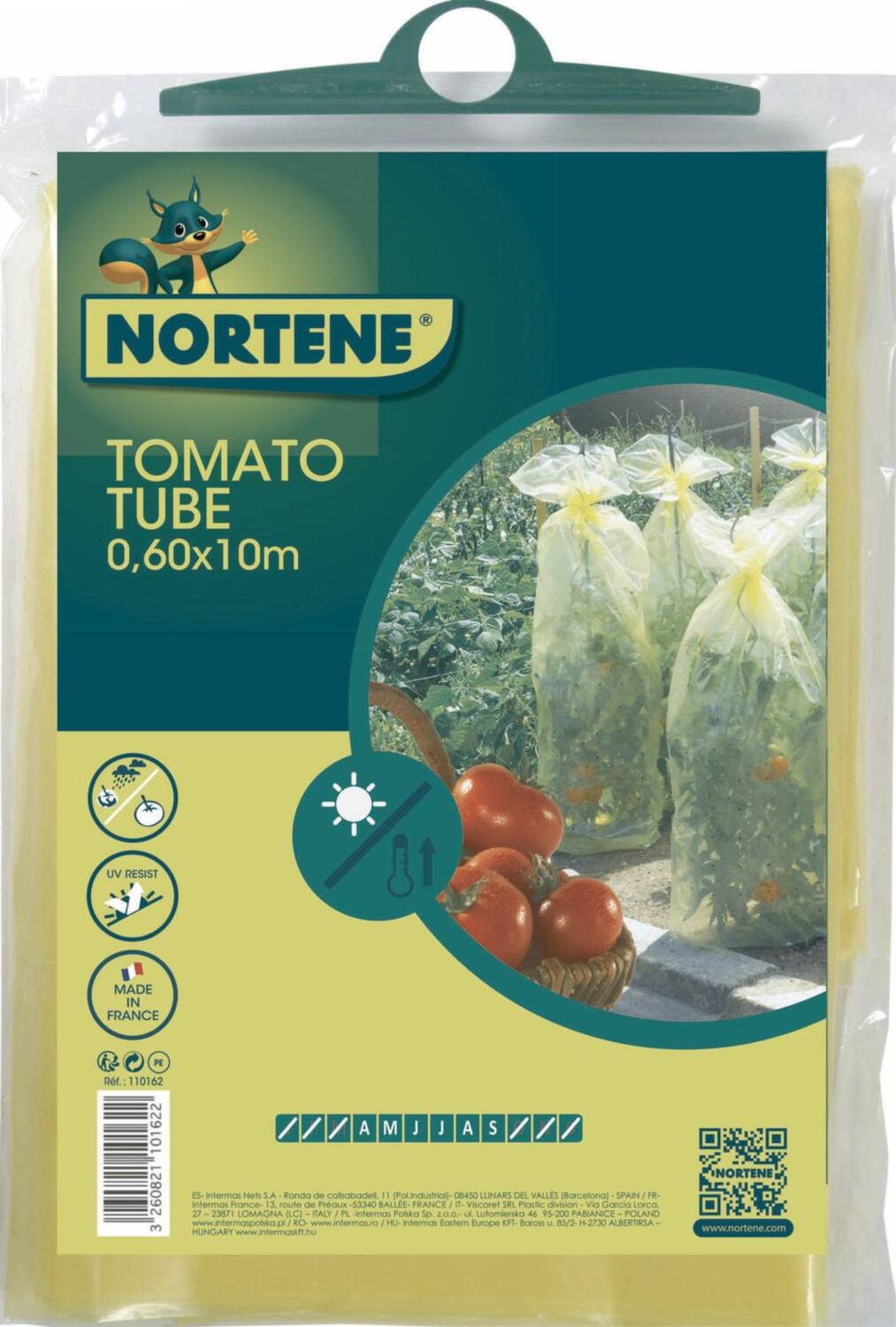 Housse de croissance tomate Tomatotube - NORTENE
