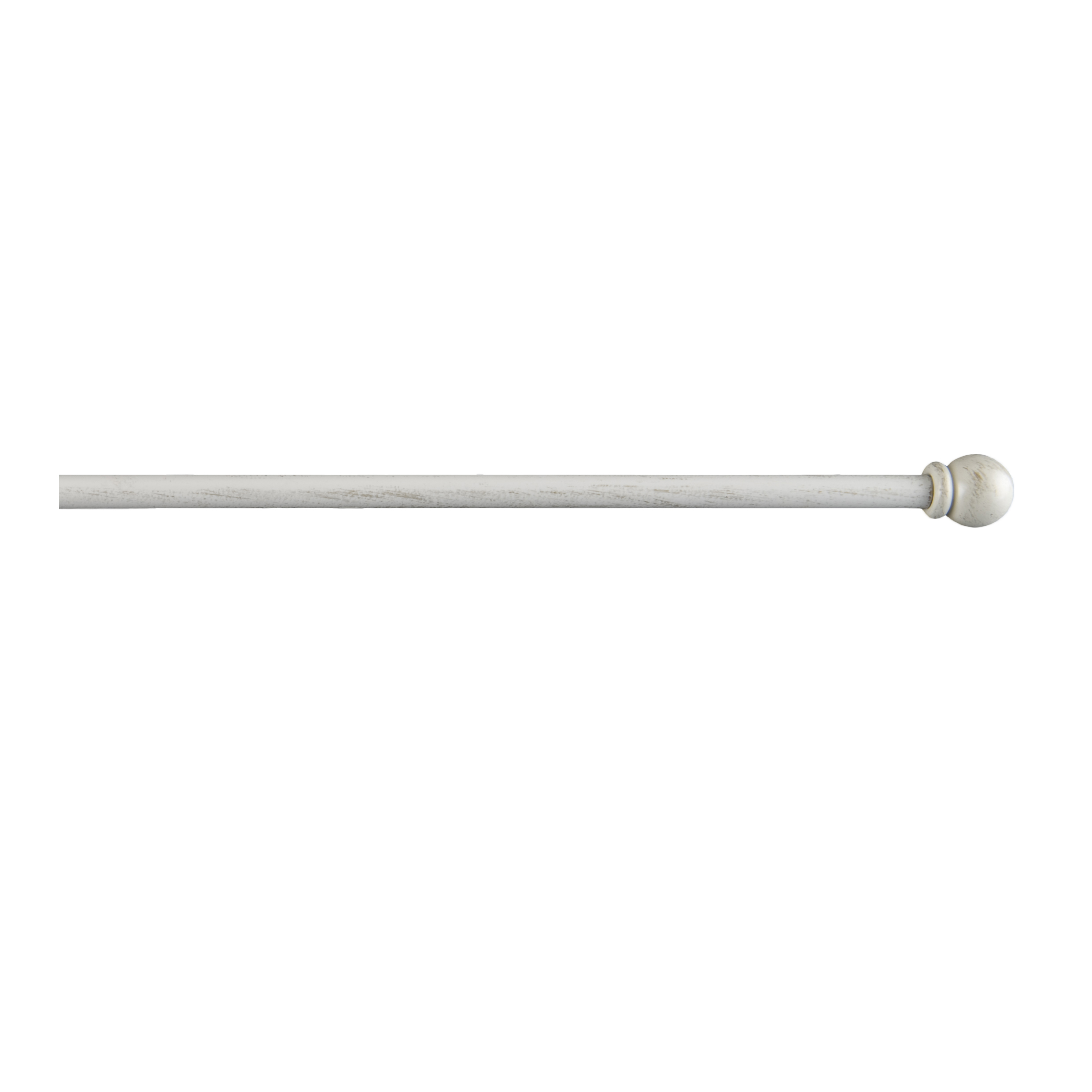 Barre de vitrage Deco Modèle Sphère Blanc-Or 120-215cm