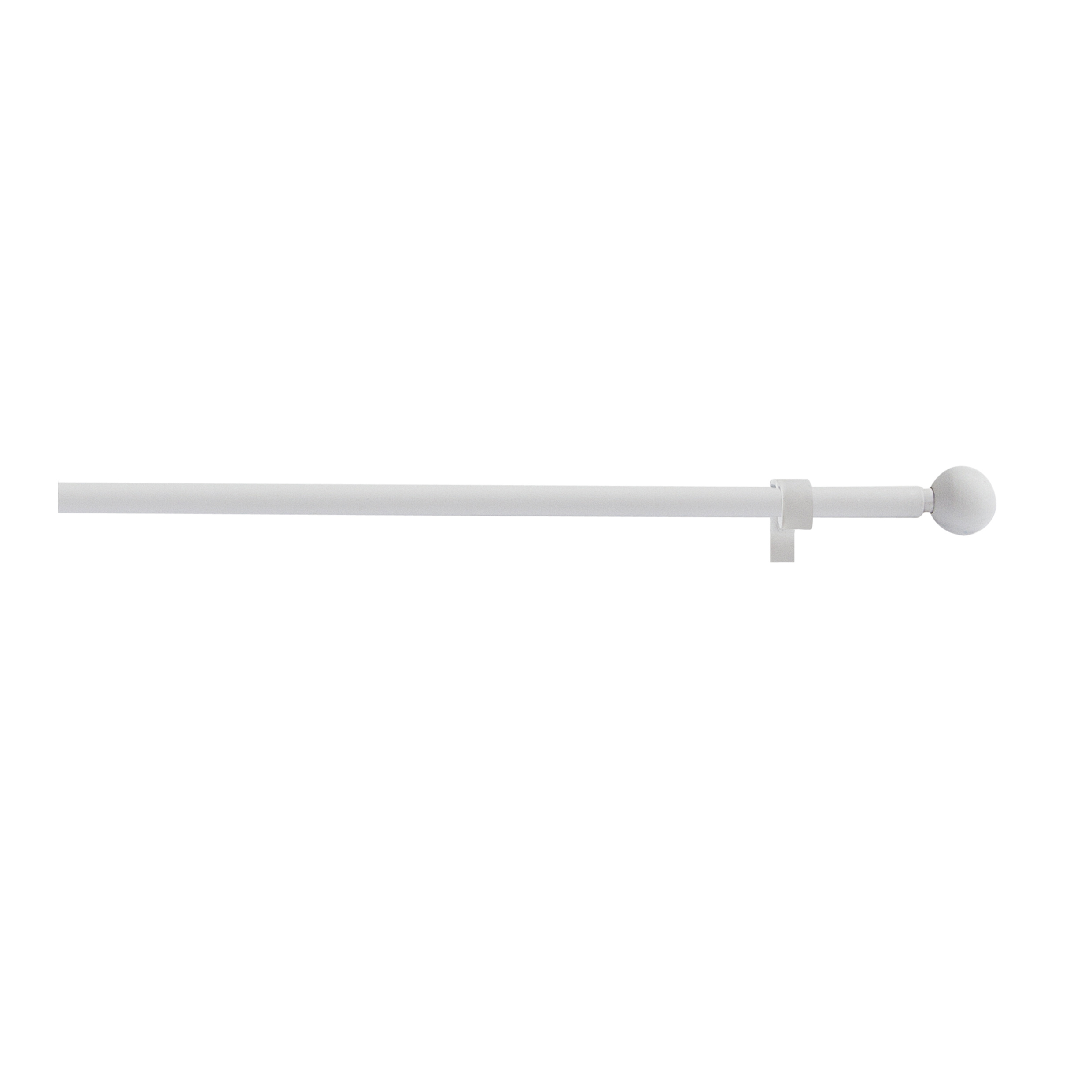Barre de vitrage Deco Modèle Sphère2 Blanc 120-210cm