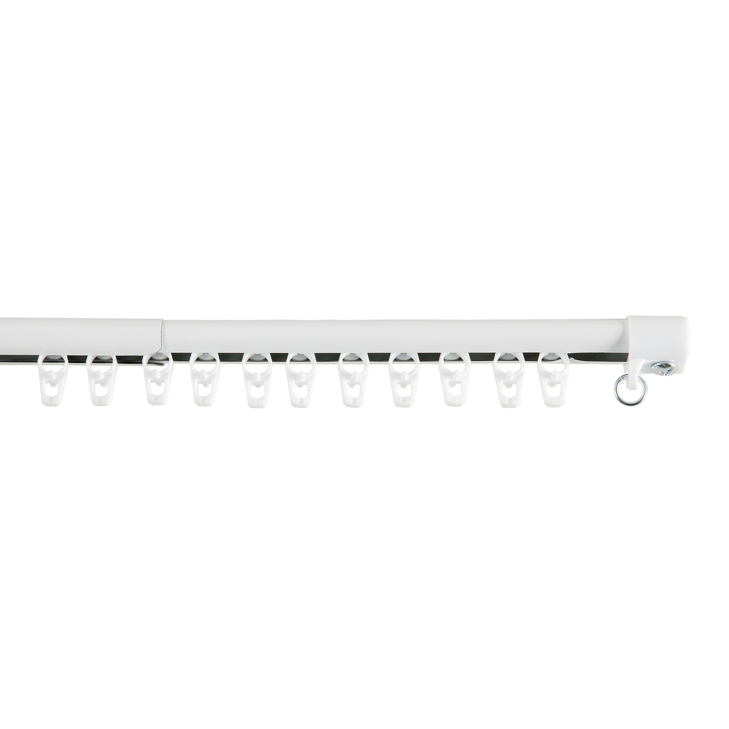Rail basic extensible 160-300cm Blanc