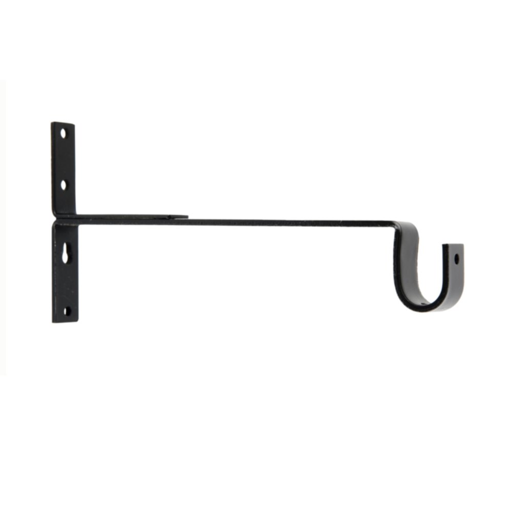 FERRO-DECO - Support mural long Noir (1 U)