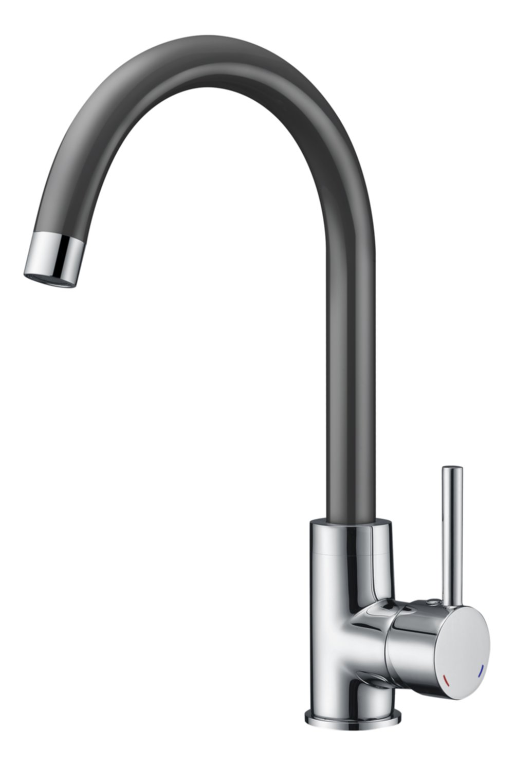 Mitigeur évier Ilo bicolore chromé/gris - ROUSSEAU