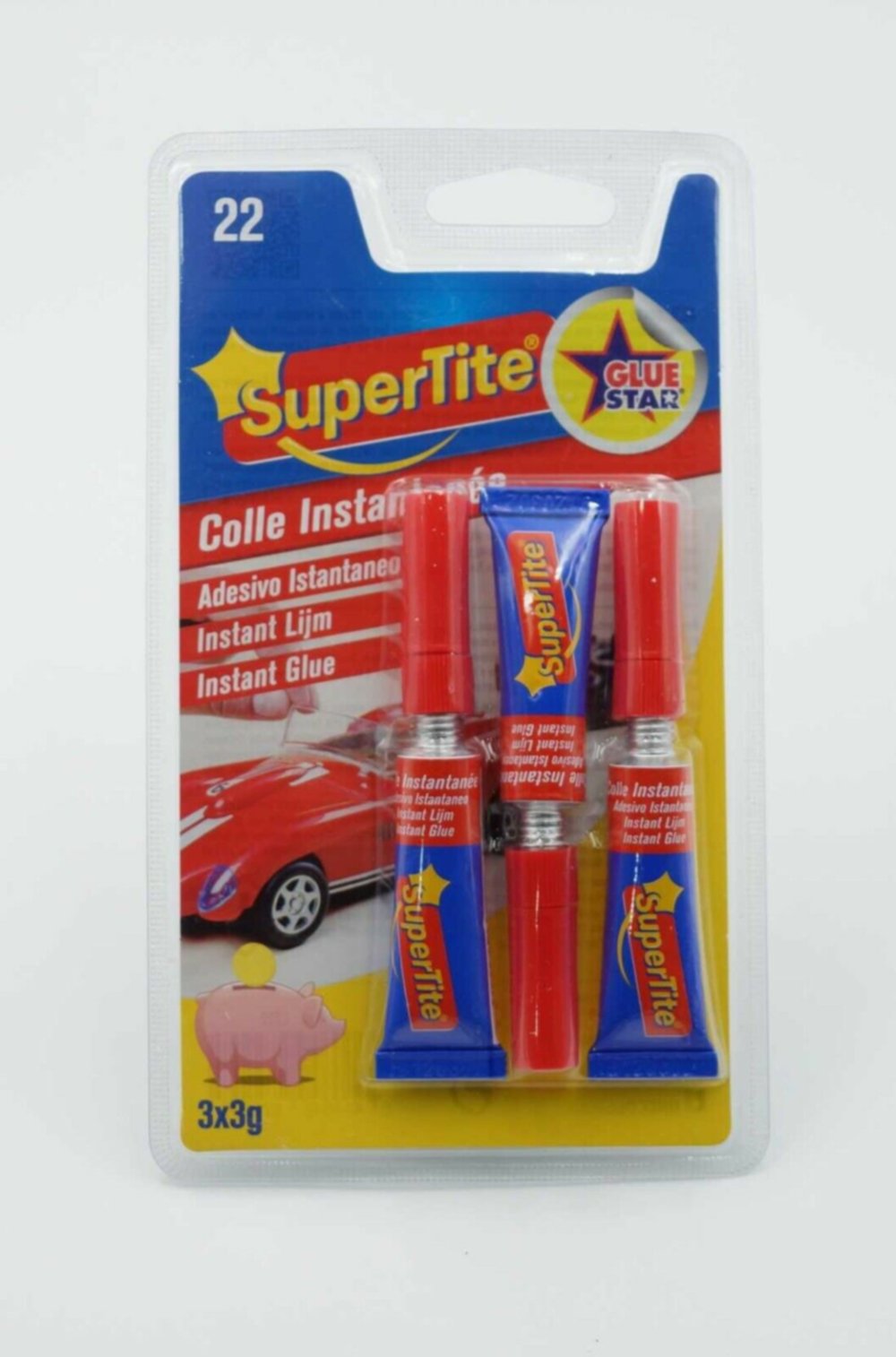 3 Tubes de Colle instantanée liquide 3g - SUPERTITE
