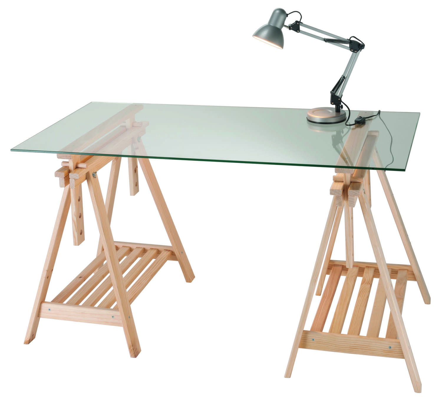 Tréteau d'architecte en pin H70 à 98cm - ASTIGARRAGA