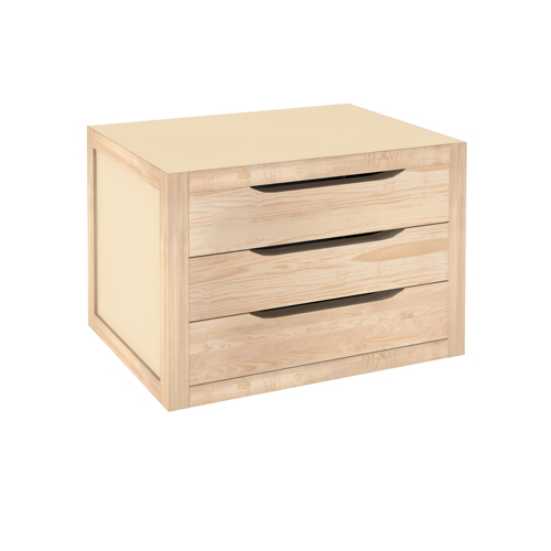 Bloc 3 tiroirs Natura