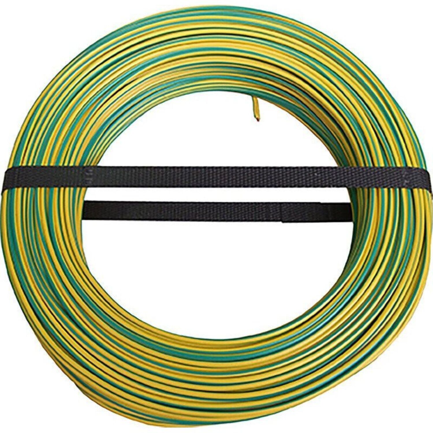 Câble électrique HO7VU 2,5mm² vert/Jaune (vendu au m) - ELECTRALINE