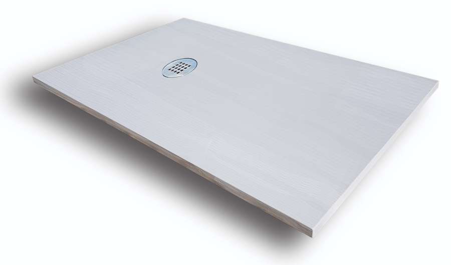 Receveur extra plat Pio 120x90x3cm Blanc Texturé - EGORE