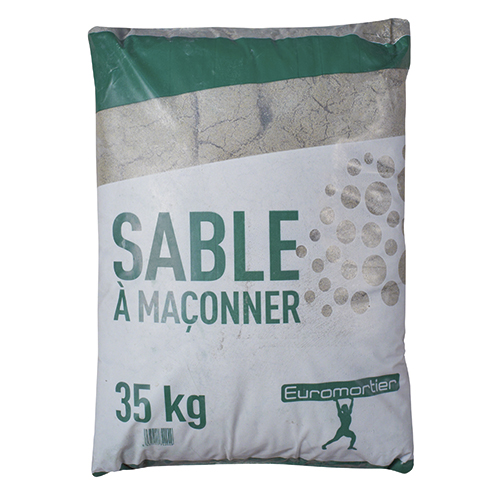 Sable à maçonner 35kg EUROMORTIER