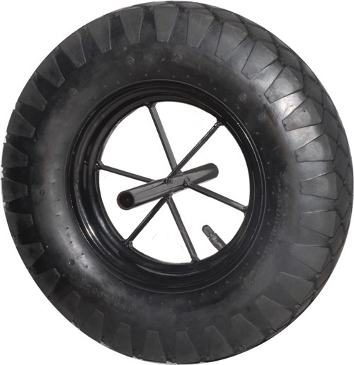 Roue de brouette gonflable ø 400 axe 20 - CAUJOLLE