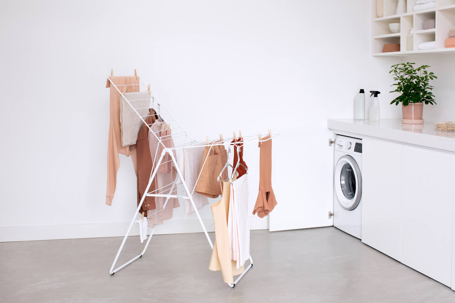 Séchoir à linge 20m HangOn blanc - BRABANTIA