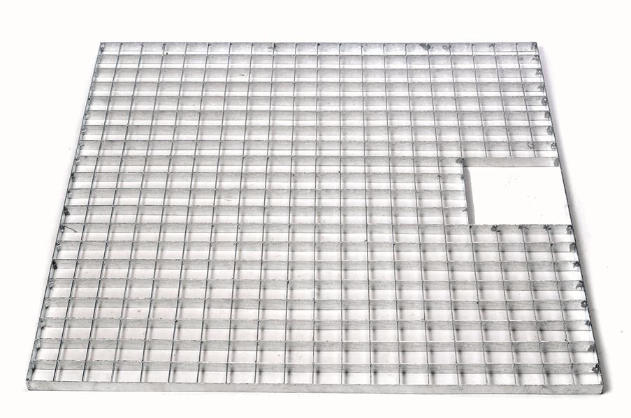 Bassin /jet eau Grille métallique 80x80
