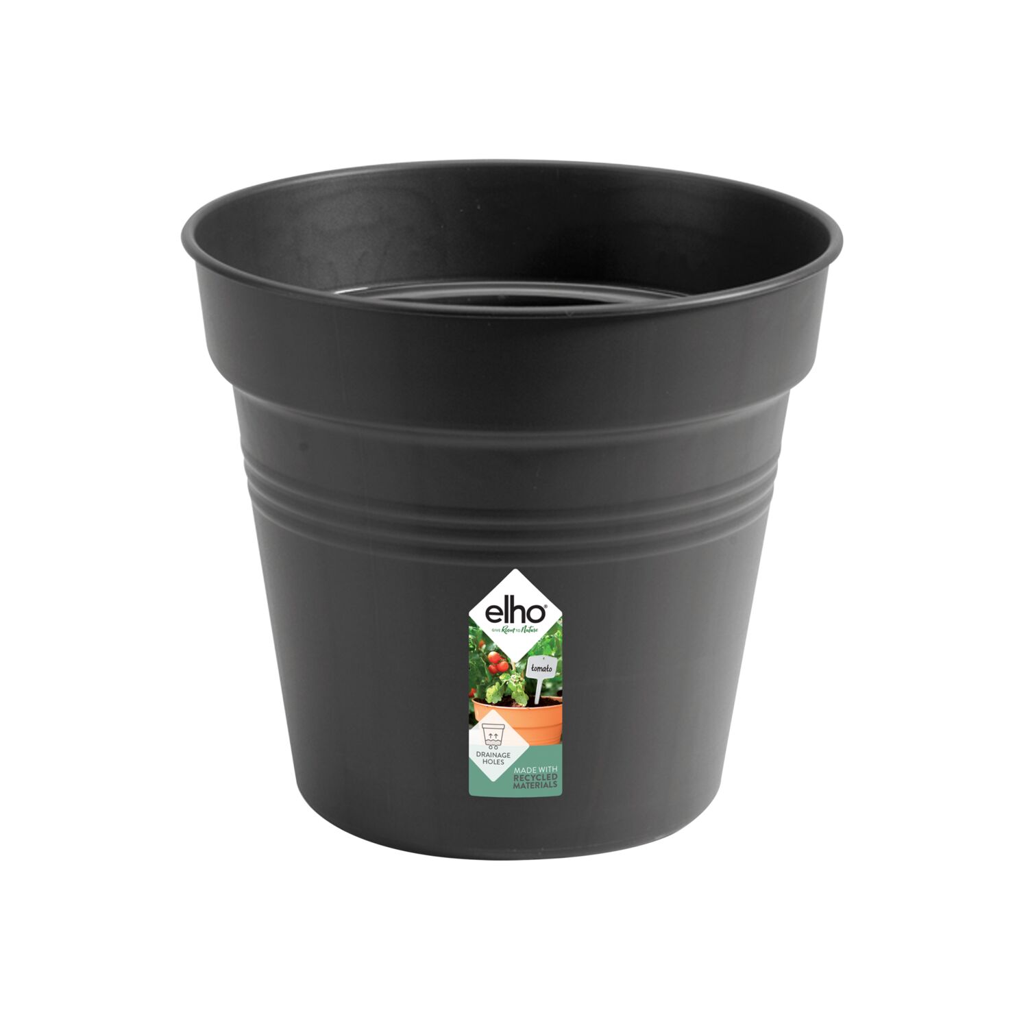 Pot de culture Green basics 13cm living noir